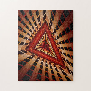 Modern Fractal grafik i 3D Fantasy Network Pussel