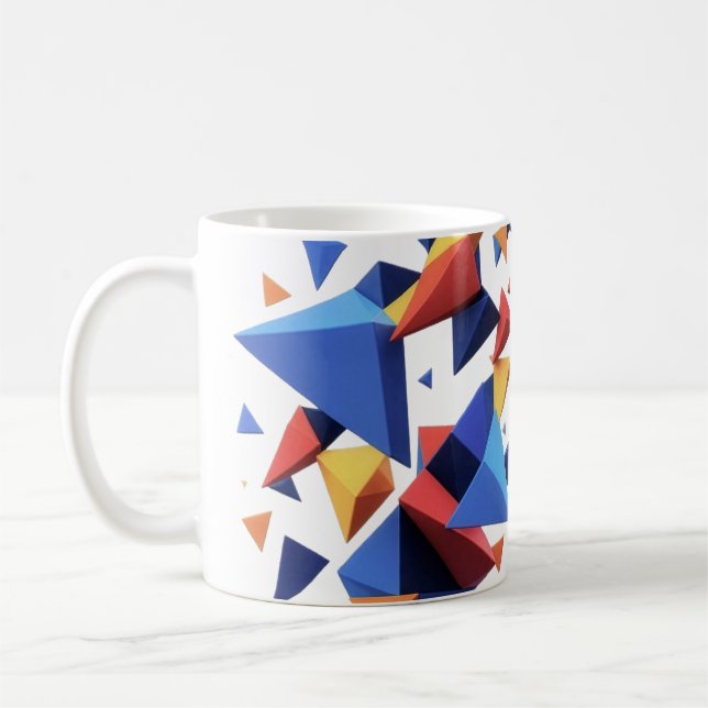 Modern Fragment Grid Kaffemugg (Vänster)
