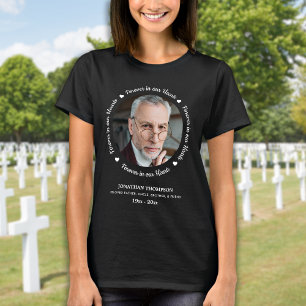 Modern framtid i vår Hearts Personlig Photo T Shirt