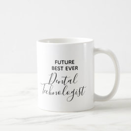 Modern framtida bästa någonsin tandläkarteknik kaffemugg