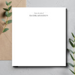 Modern från Anteckningsblockets skrivbord Anteckningsblock<br><div class="desc">En elegant "från skrivbordet"-anteckningsblock som kan vara personlig i och med införandet av ett namn. Utformningen är modern,  eleganten och minimalistisk,  perfekt för använda hemma eller på arbetsplatsen.</div>