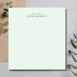 Modern från Anteckningsblockets skrivbord Anteckningsblock<br><div class="desc">En elegant "från skrivbordet"-anteckningsblock som kan vara personlig i och med införandet av ett namn. Utformningen är modern,  eleganten och minimalistisk,  perfekt för använda hemma eller på arbetsplatsen.</div>