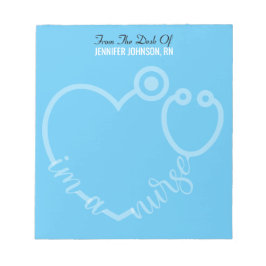 Modern från sjukskrivningen Stethoscope Namn Anteckningsblock