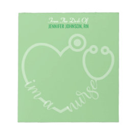 Modern från sjukskrivningen Stethoscope Namn  Anteckningsblock