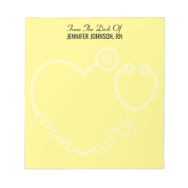 Modern från sjukskrivningen Stethoscope Namn Anteckningsblock