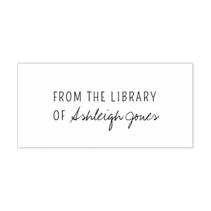 Modern från The Library of Simple Script Självfärgande Stämpel