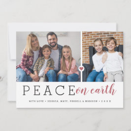 Modern Fred På Jorden 2 Foto Julkort