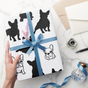 Modern Frenchie Fransk Bulldog jul Presentpapper