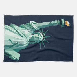 Modern Frihetsgudinnan Kitchen Towel Kökshandduk