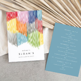 Modern Fringe Bachelorette Party Itinerary Spara Datumet