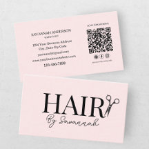 Modern frisör Pink Blush QR-kod