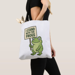 Modern Frog Lover Tote Tygkasse