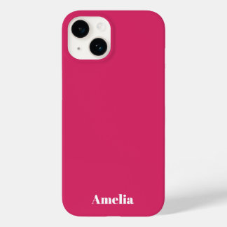 Modern fuchsia vit script Personligt Namn