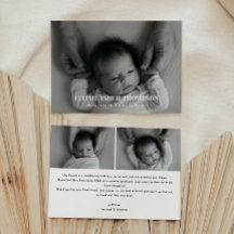 Modern Full Foto Svart & Vitt Baby Födelse
