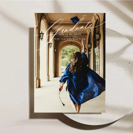 Modern fullt Photo Studenten annons Card Inbjudningar