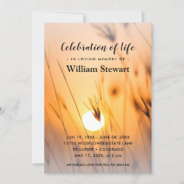 Modern Funeral | Firande i Life-Eleganten Inbjudningar