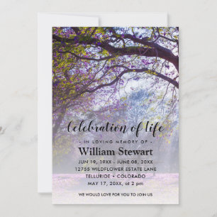 Modern Funeral Firande i Life Inbjudningar