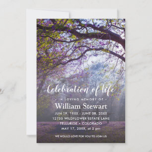 Modern Funeral Firande i Life Inbjudningar