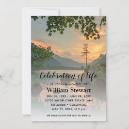 Modern Funeral | Firande i Life Sunset Inbjudningar