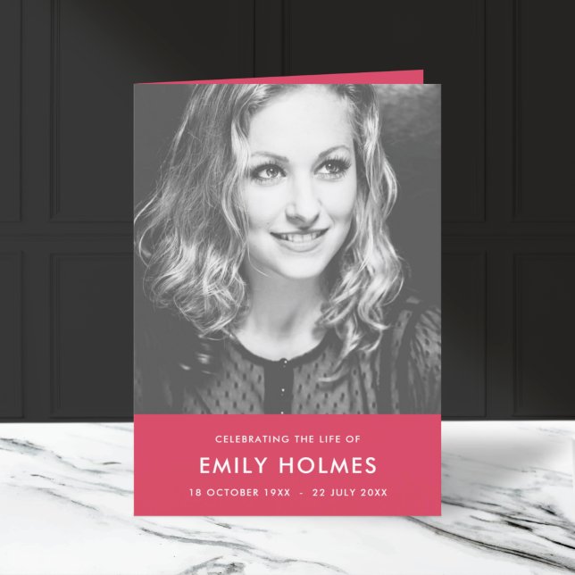 Modern Funeral | Rosa serviceorder har mappats Program (Skapare uppladdad)