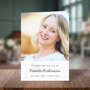 Modern Funeral   Serviceorder Life Firande Program