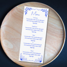 Modern Funky Whimsical Blue Hand plockade Bow