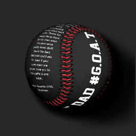 MODERN FUNNY FARS DAG BASEBALL PAPPA GOAT BLACK