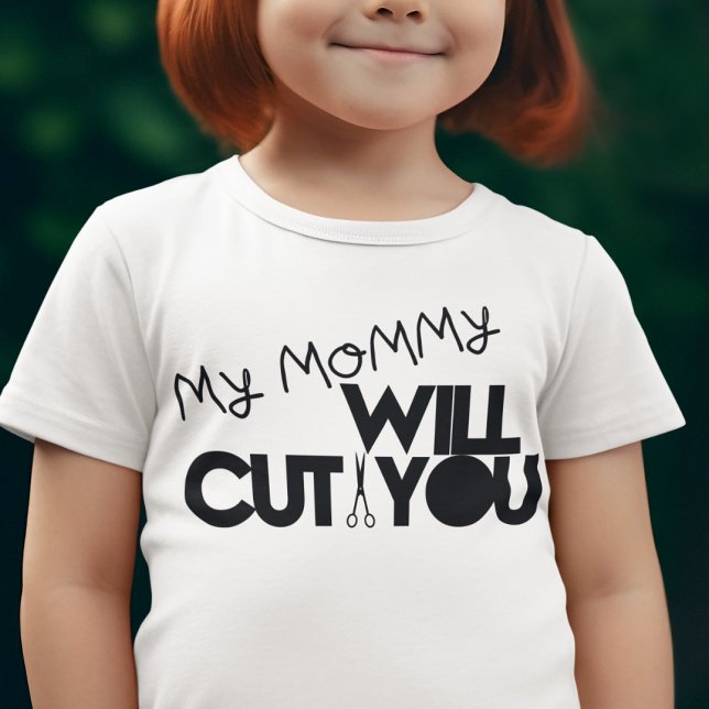 Modern Funny Hairstylist T Shirt (Skapare uppladdad)