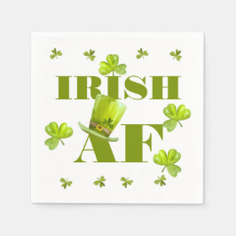 Modern Funny IRISH AF Pappersservett
