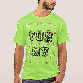 MODERN FUNNY MAN'S BLACK T-Shirt