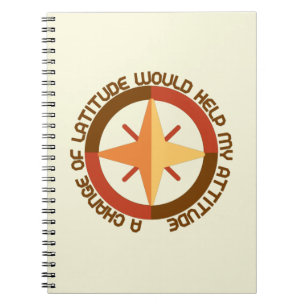 Modern Funny Travel Journal-ryggsäcksdator Anteckningsbok