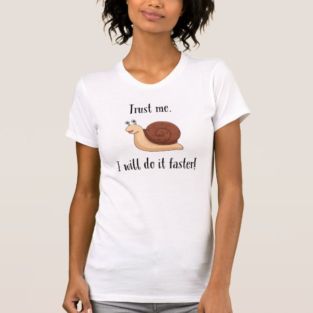 Modern Funny White Women T-Shirt (Framsida)