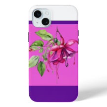 Modern Fuschia Lila iPhone 15 Plus Fodral