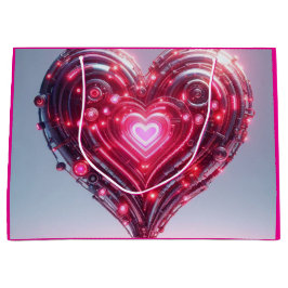 Modern Futuristiska som ökar Rosa Heart