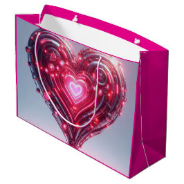 Modern Futuristiska som ökar Rosa Heart