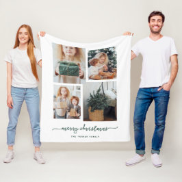 Modern fyra fotopatsamlingsklass, blanket fleecefilt