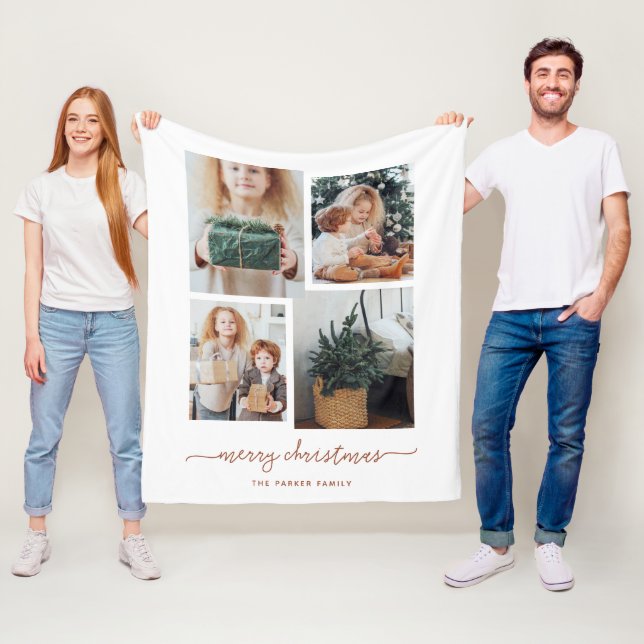 Modern fyra fotopatsamlingsklass, blanket fleecefilt (På plats)