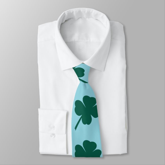 Modern fyrklöver St Patricks Day  Slips (Bunden)