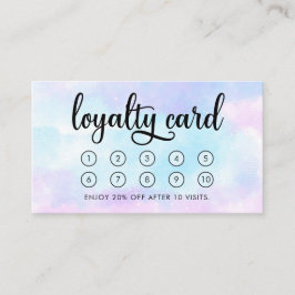 Modern Galaxy Business Loyalty Slår kort