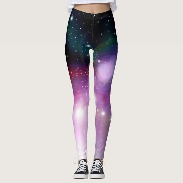 Modern Galaxy Leggings (Framsida)