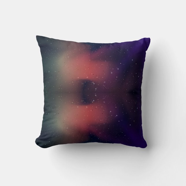 Modern Galaxy Night Himlar Kudde (Framsida)