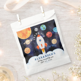 Modern Galaxy Planets Space Rocket Tack