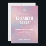 Modern Galaxy Star of David Bat mitzvah Inbjudningar<br><div class="desc">Modern Galaxy Star of David Bat mitzvah Investigation</div>
