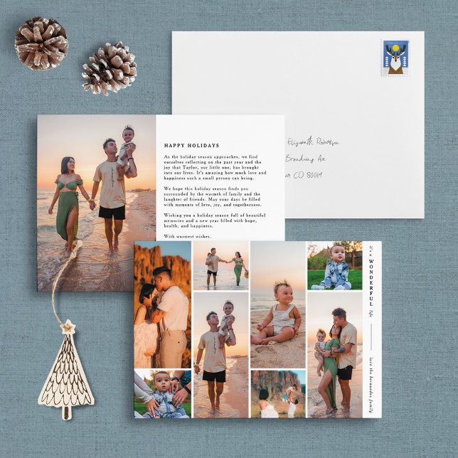 Modern galleri 8-Helgdag för fotounderbart liv Julkort (Skapare uppladdad)