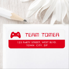 MODERN GAMING Pub Mitzvah coola Black Controller Returadress Etikett