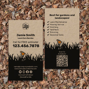 Modern Garden Maintenance Service Service Visitkort