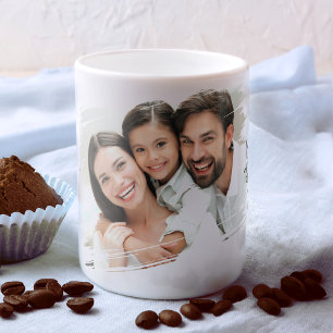 Modern gata Art Lägg till ditt foto Kärlek Din mor Kaffemugg