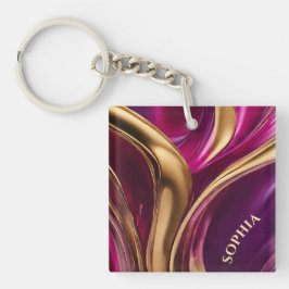 Modern gåva för Hennes-Fuchsias Lila och Guld-