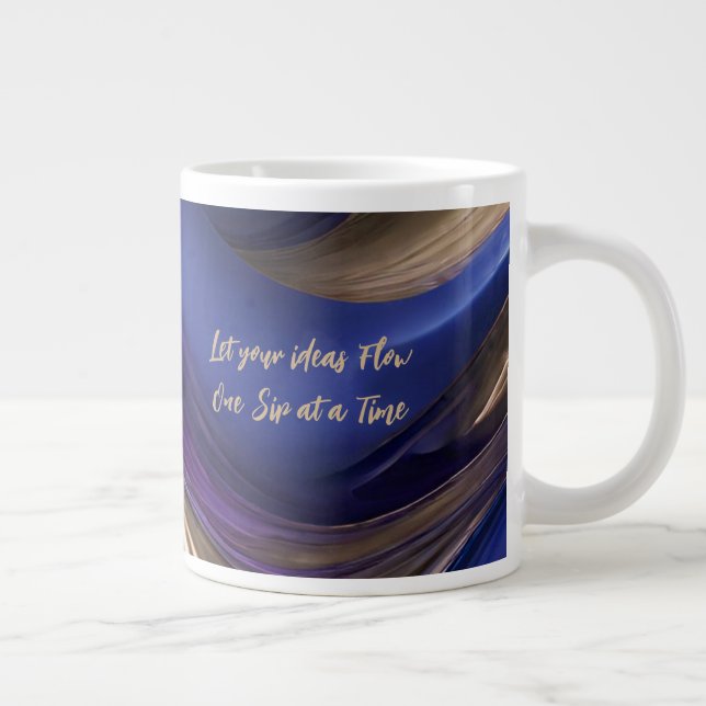 Modern gåva till hennes Motiverande- Jumbo Mugg (Höger)