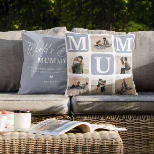 Modern gåva till multifoto Grid Cute MORSA Kudde